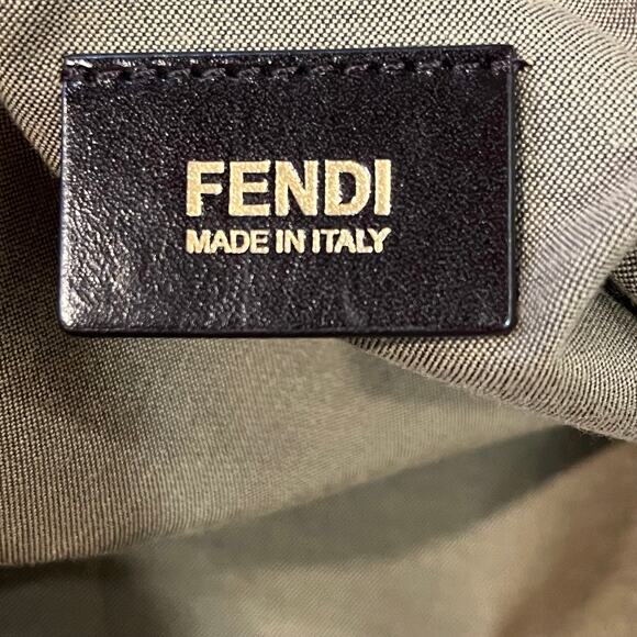 FENDI Shopper Pink Cheetah Print Canvas Tote - Picture 9 of 16